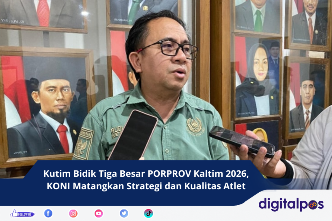 Kutim Bidik Tiga Besar PORPROV Kaltim 2026, KONI Matangkan Strategi dan Kualitas Atlet