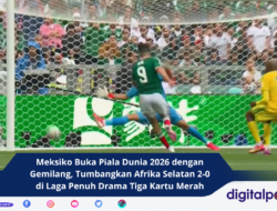 Meksiko Buka Piala Dunia 2026 dengan Gemilang, Tumbangkan Afrika Selatan 2-0 di Laga Penuh Drama Tiga Kartu Merah