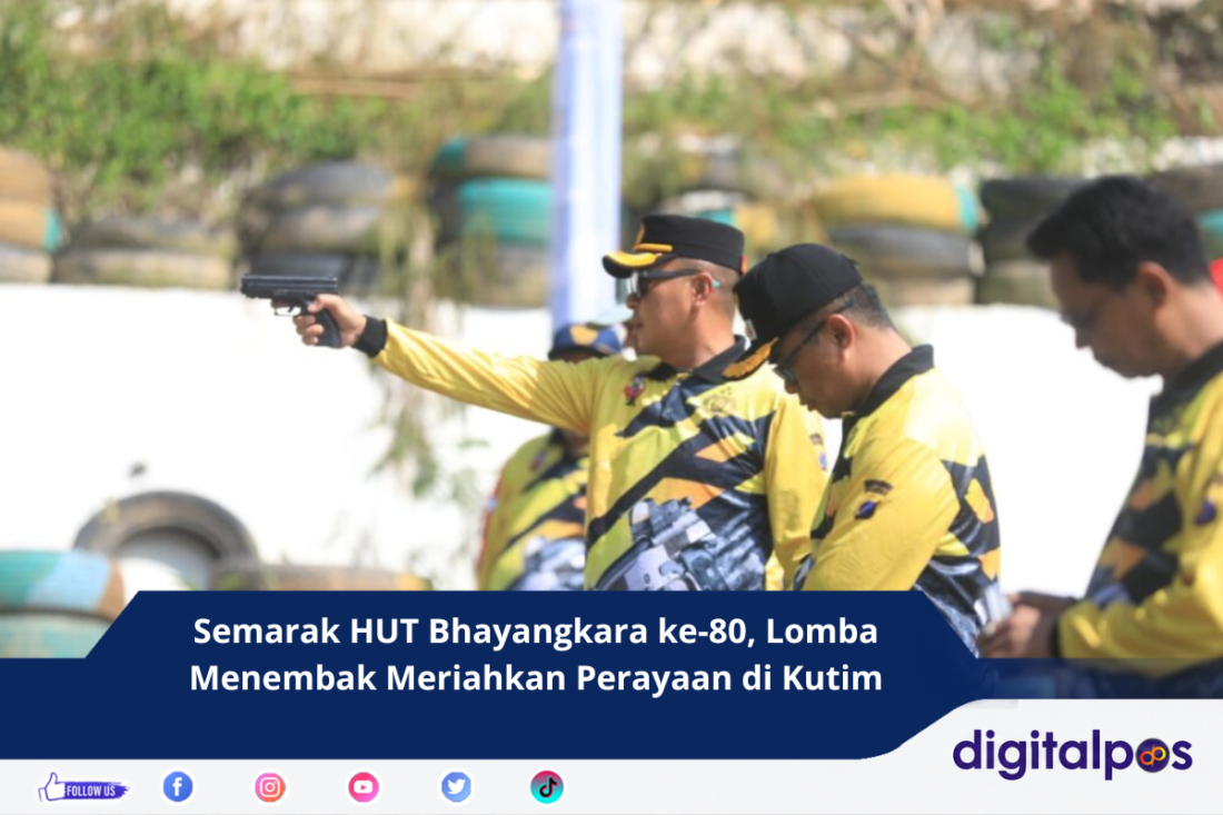 Semarak HUT Bhayangkara ke-80, Lomba Menembak Meriahkan Perayaan di Kutim