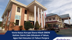 Vonis Kasus Korupsi Dana Hibah DBON Kaltim Zairin Zain Dihukum 4 Tahun, Agus Hari Kesuma 2,5 Tahun Penjara