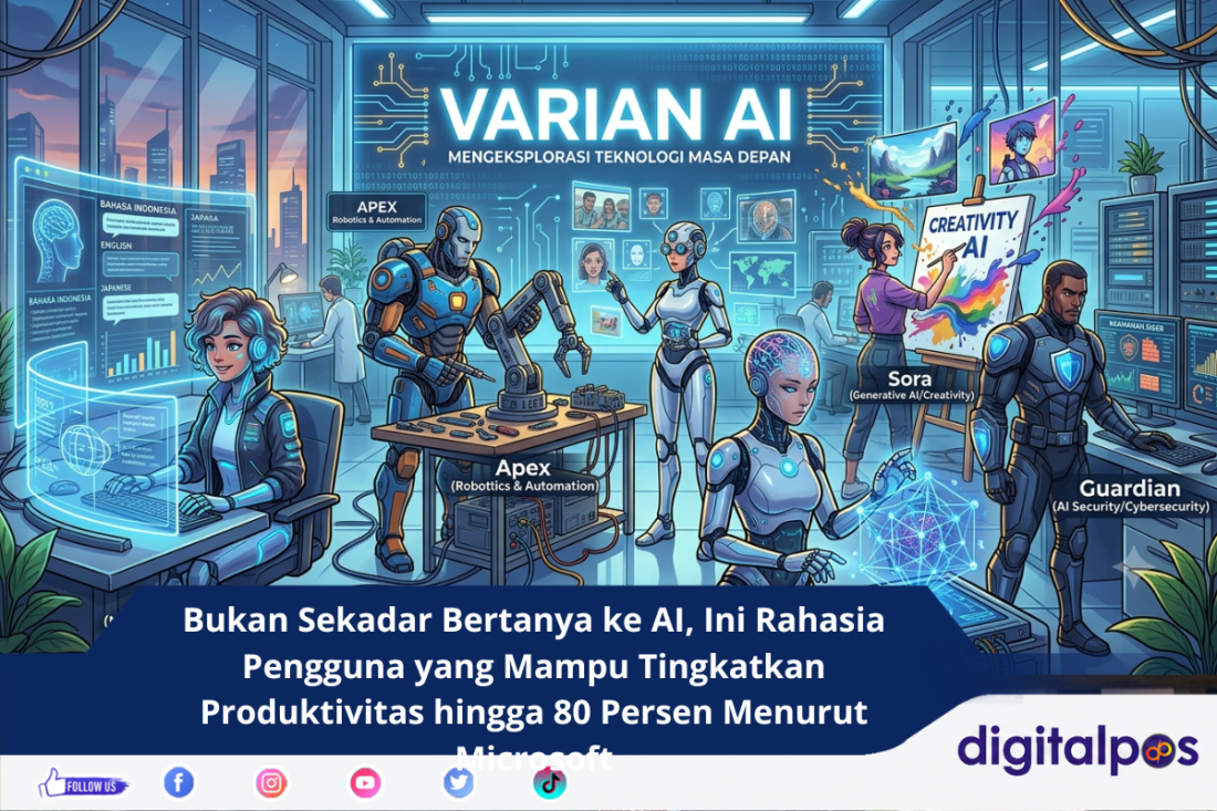 Bukan Sekadar Bertanya ke AI, Ini Rahasia Pengguna yang Mampu Tingkatkan Produktivitas hingga 80 Persen Menurut Microsoft