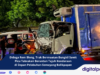 Diduga Rem Blong, Truk Bermuatan Bungkil Sawit Picu Tabrakan Beruntun Tujuh Kendaraan di Depan Pelabuhan Semayang Balikpapan