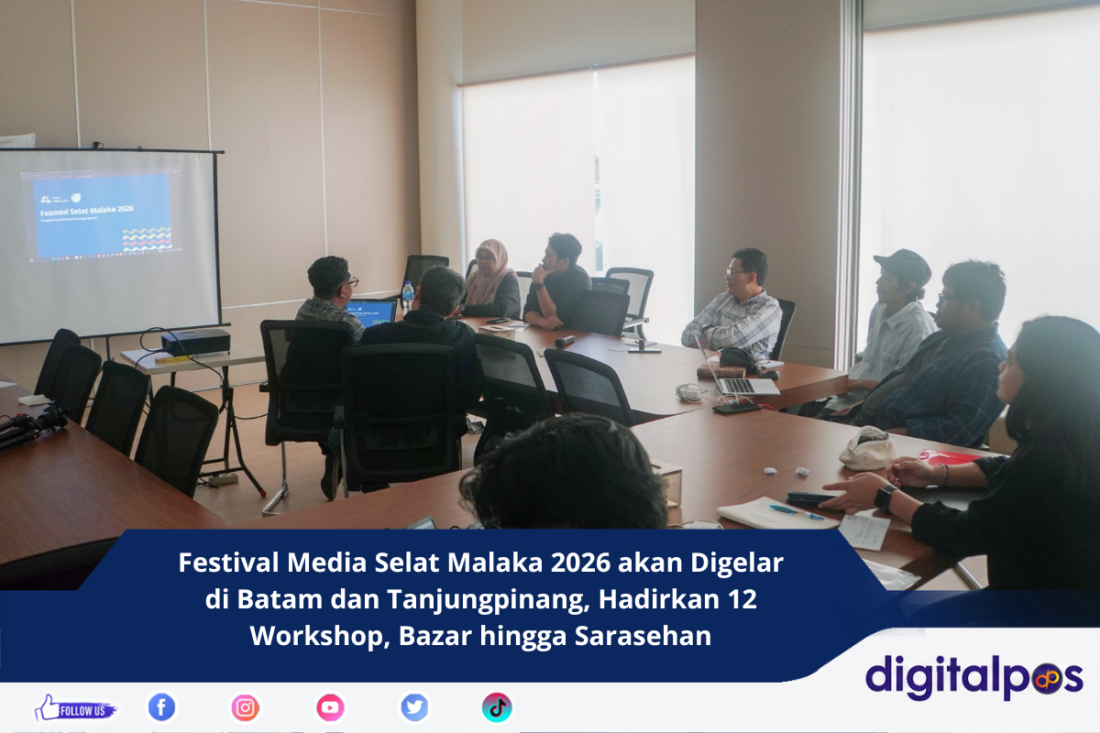 Festival Media Selat Malaka 2026 akan Digelar di Batam dan Tanjungpinang, Hadirkan 12 Workshop, Bazar hingga Sarasehan