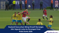 Haaland Hancurkan Mimpi Brasil! Norwegia Ukir Sejarah Lolos ke Perempat Final Piala Dunia 2026