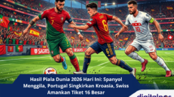 Hasil Piala Dunia 2026 Hari Ini: Spanyol Menggila, Portugal Singkirkan Kroasia, Swiss Amankan Tiket 16 Besar