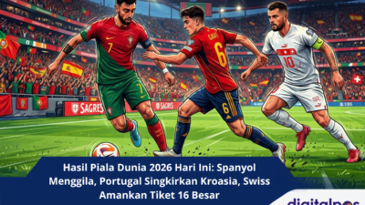 Hasil Piala Dunia 2026 Hari Ini Spanyol Menggila, Portugal Singkirkan Kroasia, Swiss Amankan Tiket 16 Besar