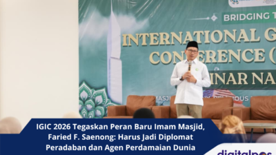 IGIC 2026 Tegaskan Peran Baru Imam Masjid, Faried F. Saenong Harus Jadi Diplomat Peradaban dan Agen Perdamaian Dunia