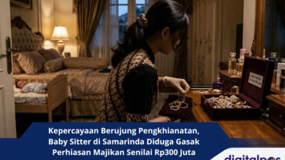Kepercayaan Berujung Pengkhianatan, Baby Sitter di Samarinda Diduga Gasak Perhiasan Majikan Senilai Rp300 Juta