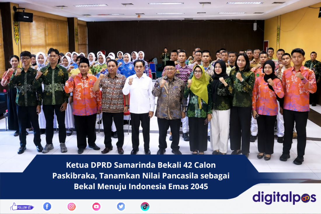 Ketua DPRD Samarinda Bekali 42 Calon Paskibraka, Tanamkan Nilai Pancasila sebagai Bekal Menuju Indonesia Emas 2045