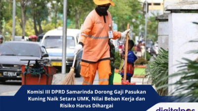 Komisi III DPRD Samarinda Dorong Gaji Pasukan Kuning Naik Setara UMK, Nilai Beban Kerja dan Risiko Harus Dihargai