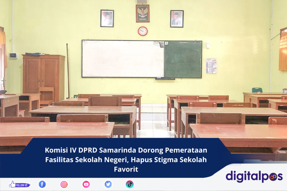 Komisi IV DPRD Samarinda Dorong Pemerataan Fasilitas Sekolah Negeri, Hapus Stigma Sekolah Favorit