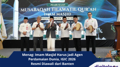 Menag Imam Masjid Harus Jadi Agen Perdamaian Dunia, IGIC 2026 Resmi Diawali dari Banten