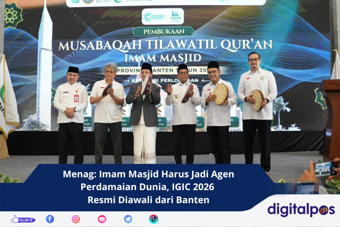 Menag Imam Masjid Harus Jadi Agen Perdamaian Dunia, IGIC 2026 Resmi Diawali dari Banten