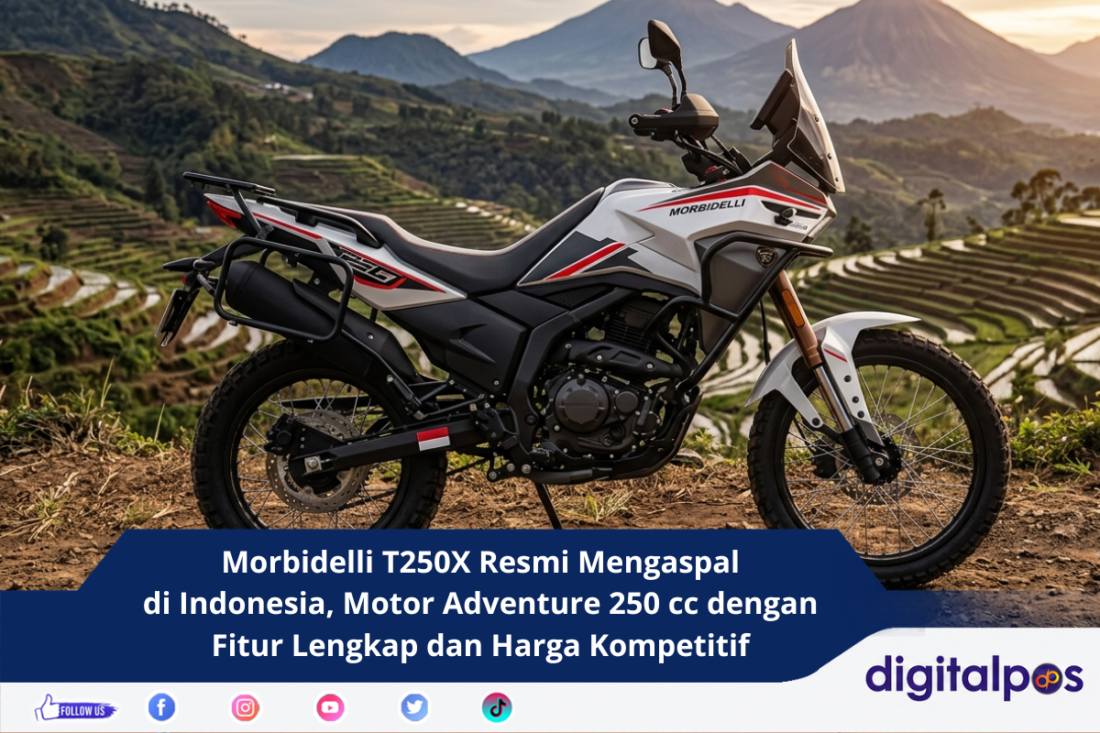 Morbidelli T250X Resmi Mengaspal di Indonesia, Motor Adventure 250 cc dengan Fitur Lengkap dan Harga Kompetitif