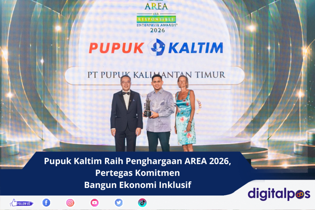 Pupuk Kaltim Raih Penghargaan AREA 2026, Pertegas Komitmen Bangun Ekonomi Inklusif