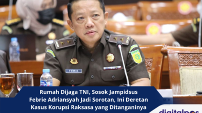 Rumah Dijaga TNI, Sosok Jampidsus Febrie Adriansyah Jadi Sorotan, Ini Deretan Kasus Korupsi Raksasa yang Ditanganinya