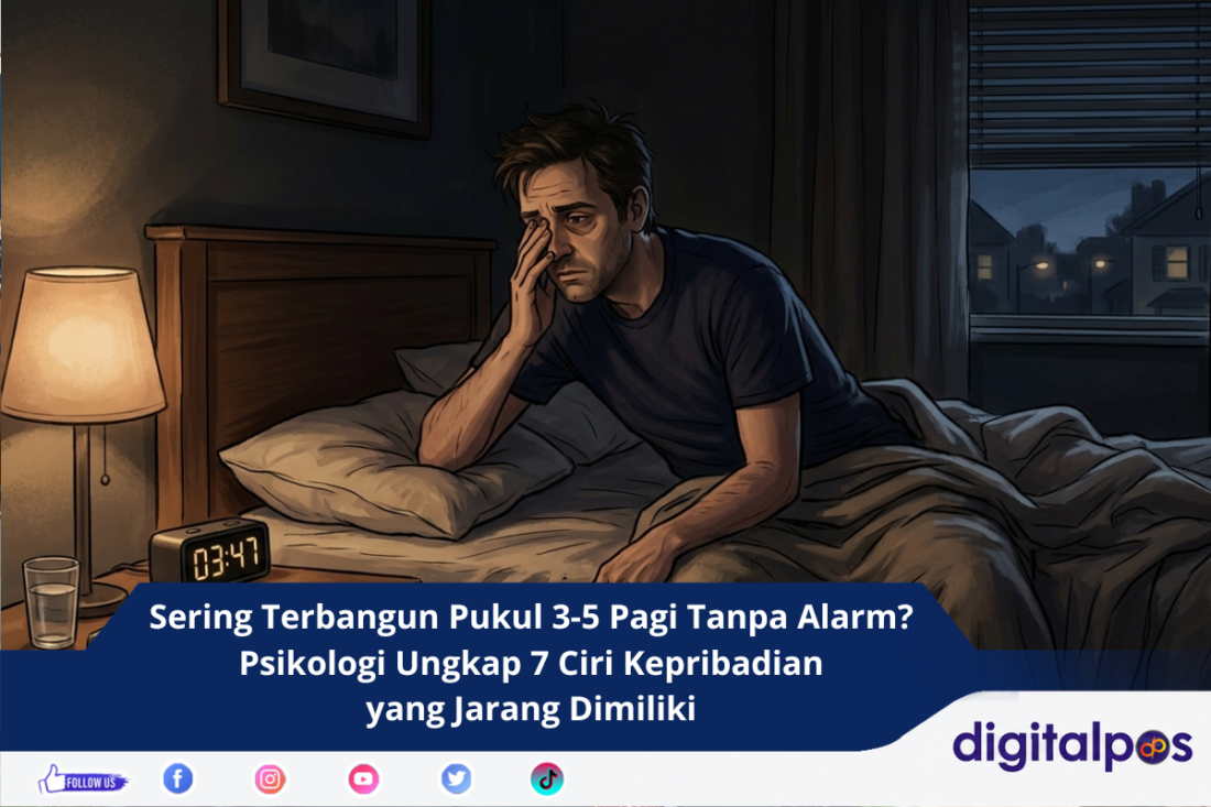 Sering Terbangun Pukul 3-5 Pagi Tanpa Alarm Psikologi Ungkap 7 Ciri Kepribadian yang Jarang Dimiliki