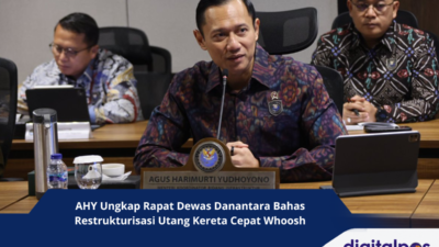 AHY Ungkap Rapat Dewas Danantara Bahas Restrukturisasi Utang Kereta Cepat Whoosh