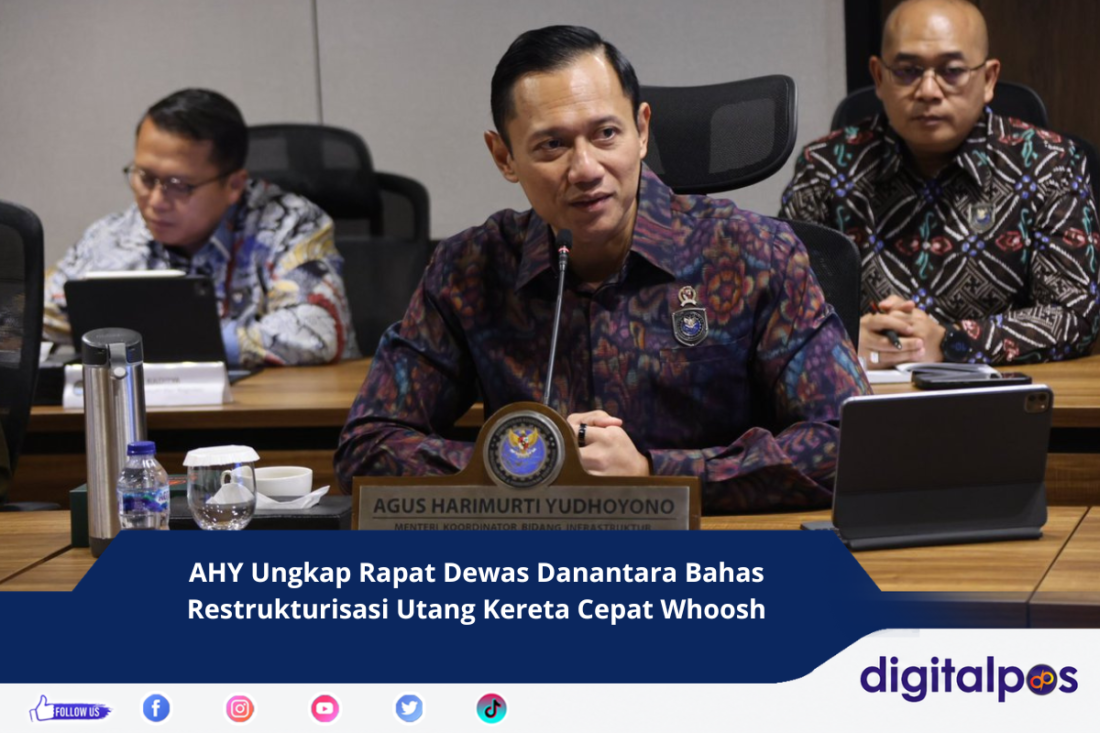 AHY Ungkap Rapat Dewas Danantara Bahas Restrukturisasi Utang Kereta Cepat Whoosh
