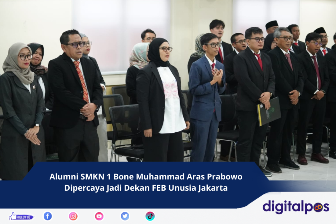 Alumni SMKN 1 Bone Muhammad Aras Prabowo Dipercaya Jadi Dekan FEB Unusia Jakarta