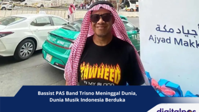 Bassist PAS Band Trisno Meninggal Dunia, Dunia Musik Indonesia Berduka