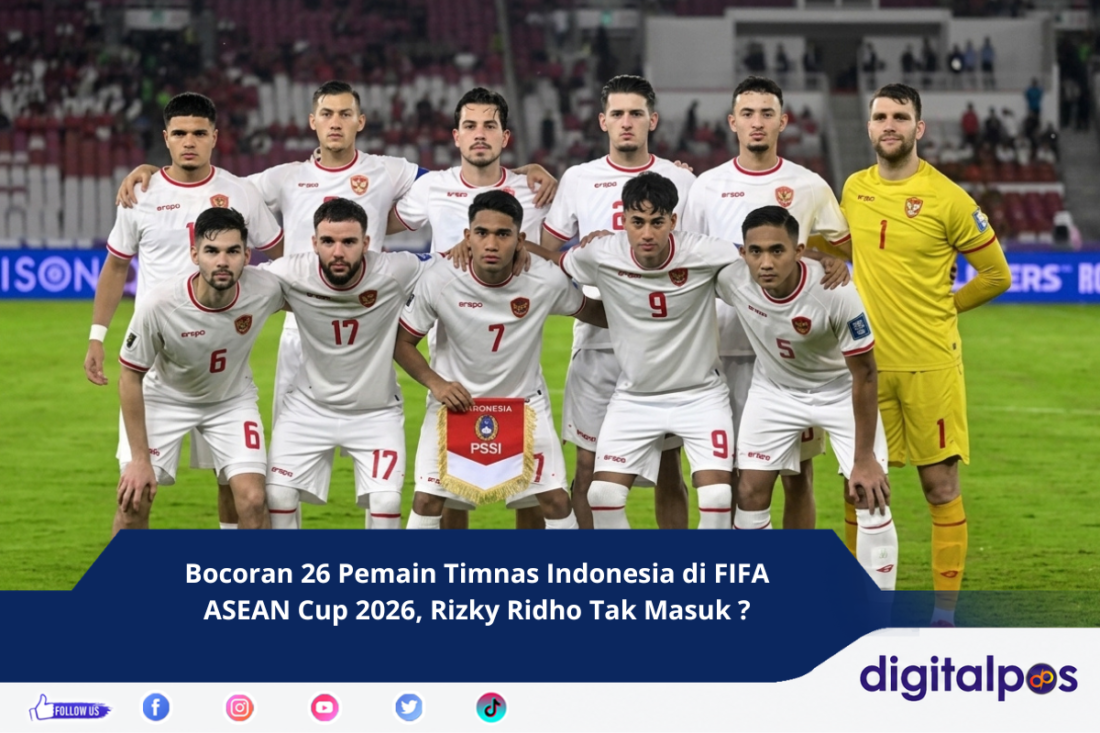 Bocoran 26 Pemain Timnas Indonesia di FIFA ASEAN Cup 2026, Rizky Ridho Tak Masuk