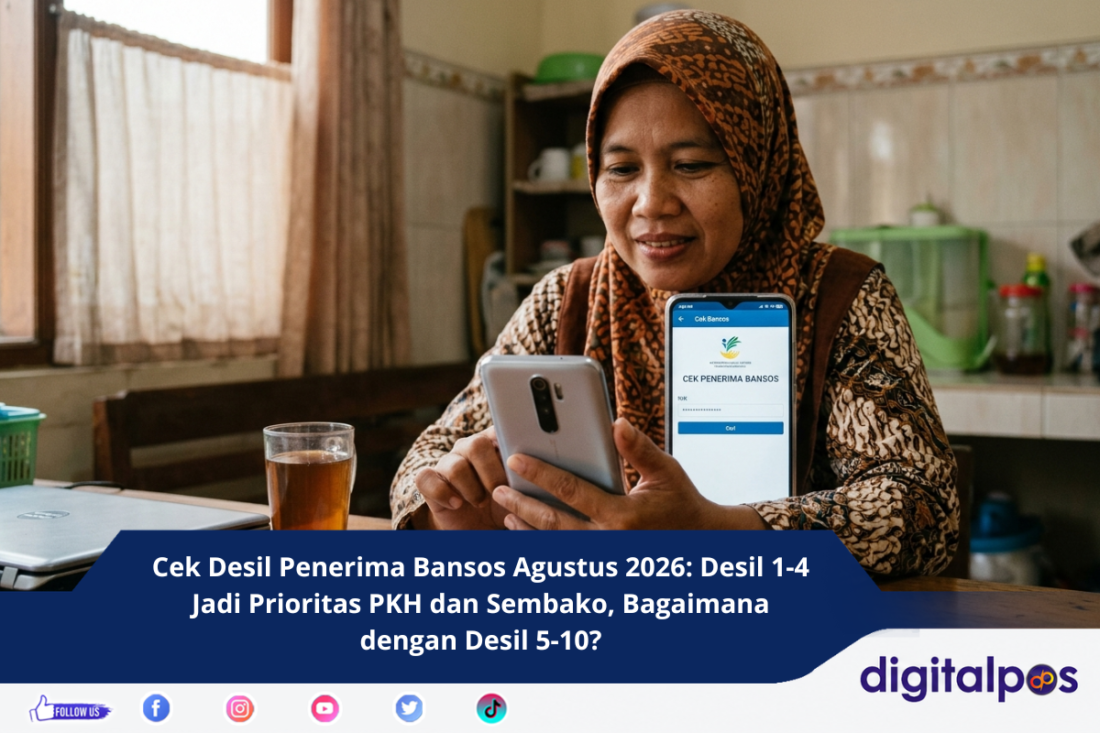 Cek Desil Penerima Bansos Agustus 2026 Desil 1-4 Jadi Prioritas PKH dan Sembako, Bagaimana dengan Desil 5-10