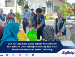 Dari Hal Sederhana untuk Sebuah Kemandirian: KKN Tematik Uinsi Kelompok Bontang Baru Gelar Pelatihan Pembuatan Sabun Cuci Piring