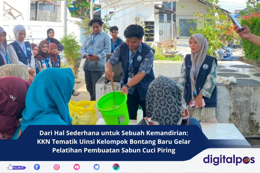 Dari Hal Sederhana untuk Sebuah Kemandirian KKN Tematik Uinsi Kelompok Bontang Baru Gelar Pelatihan Pembuatan Sabun Cuci Piring