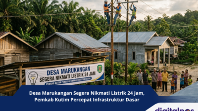 Desa Marukangan Segera Nikmati Listrik 24 Jam, Pemkab Kutim Percepat Infrastruktur Dasar