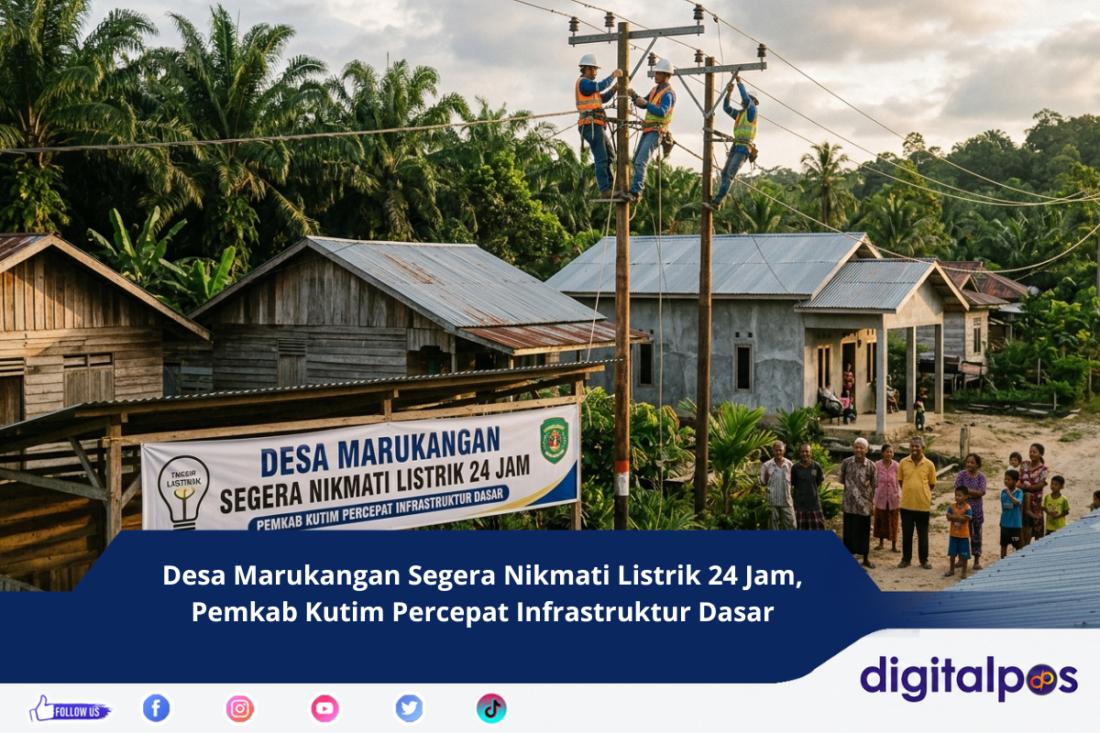 Desa Marukangan Segera Nikmati Listrik 24 Jam, Pemkab Kutim Percepat Infrastruktur Dasar
