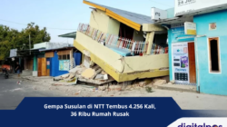 Gempa Susulan di NTT Tembus 4.256 Kali, 36 Ribu Rumah Rusak