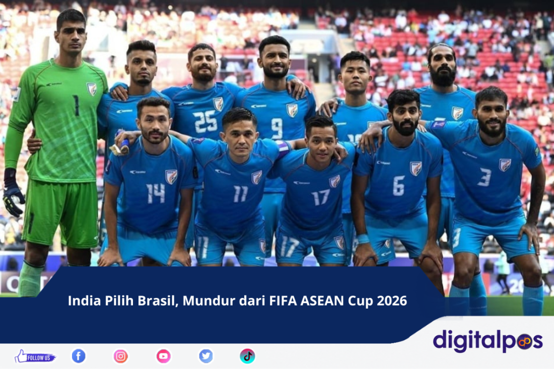 India Pilih Brasil, Mundur dari FIFA ASEAN Cup 2026
