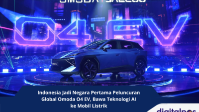 Indonesia Jadi Negara Pertama Peluncuran Global Omoda O4 EV, Bawa Teknologi AI ke Mobil Listrik