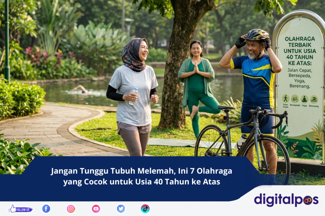 Jangan Tunggu Tubuh Melemah, Ini 7 Olahraga yang Cocok untuk Usia 40 Tahun ke Atas