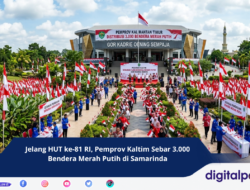 Jelang HUT ke-81 RI, Pemprov Kaltim Sebar 3.000 Bendera Merah Putih di Samarinda