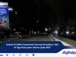 Komisi III DPRD Samarinda Dorong Perbaikan LPJU di Tiga Ruas Jalan Utama pada 2027