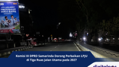 Komisi III DPRD Samarinda Dorong Perbaikan LPJU di Tiga Ruas Jalan Utama pada 2027