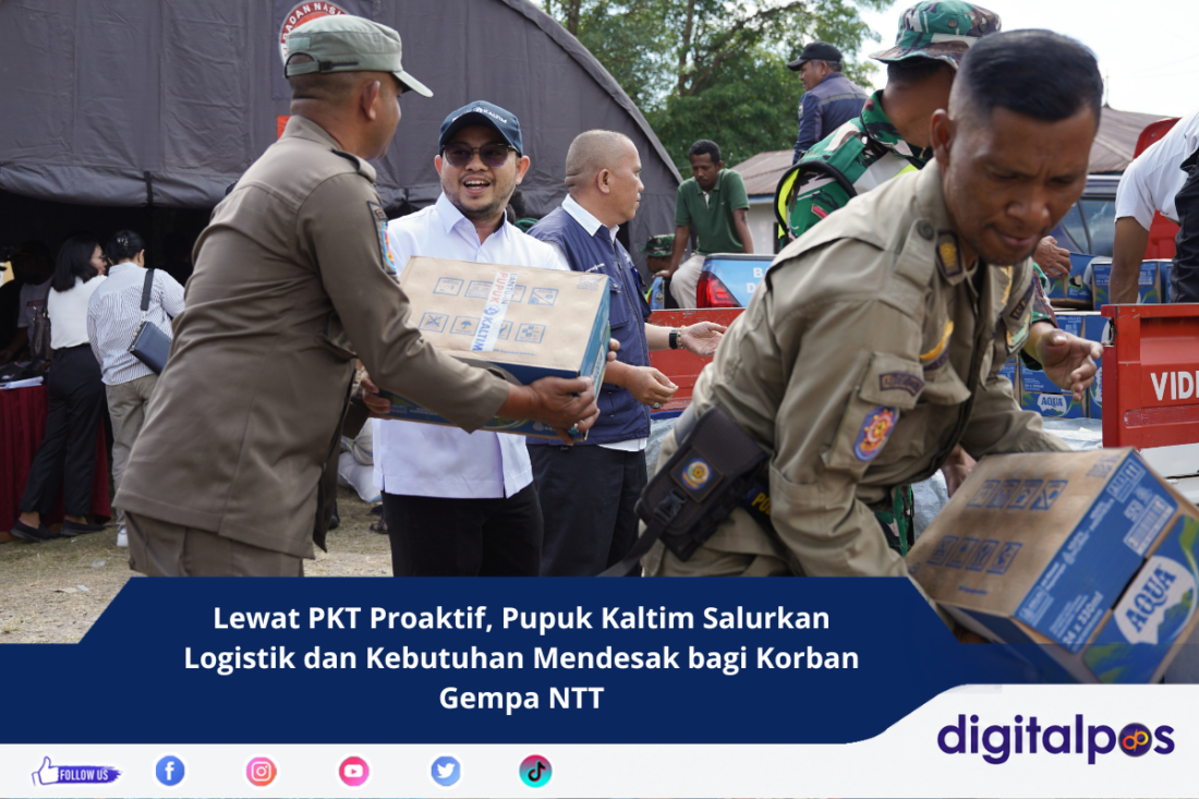 Lewat PKT Proaktif, Pupuk Kaltim Salurkan Logistik dan Kebutuhan Mendesak bagi Korban Gempa NTT (1)