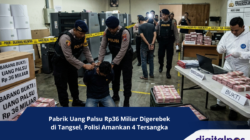 Pabrik Uang Palsu Rp36 Miliar Digerebek di Tangsel, Polisi Amankan 4 Tersangka