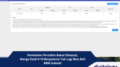 Pembelian Pertalite Bakal Dibatasi, Warga Desil 9-10 Berpotensi Tak Lagi Bisa Beli BBM Subsidi