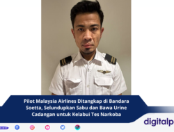 Pilot Malaysia Airlines Ditangkap di Bandara Soetta, Selundupkan Sabu dan Bawa Urine Cadangan untuk Kelabui Tes Narkoba