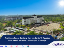 Prakiraan Cuaca Bontang Hari Ini, Senin 10 Agustus 2026: Cerah Berawan, Suhu Capai 31 Derajat
