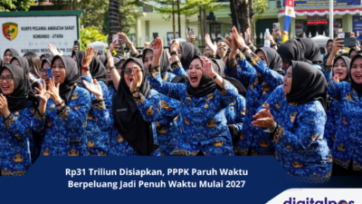 Rp31 Triliun Disiapkan, PPPK Paruh Waktu Berpeluang Jadi Penuh Waktu Mulai 2027