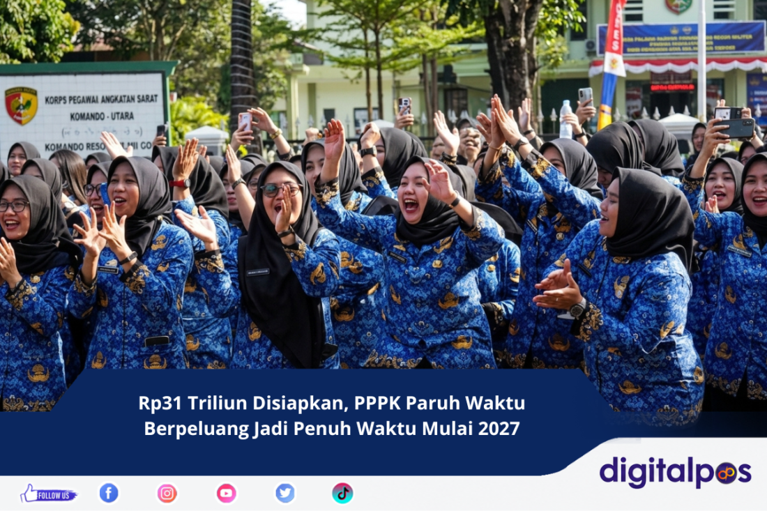 Rp31 Triliun Disiapkan, PPPK Paruh Waktu Berpeluang Jadi Penuh Waktu Mulai 2027