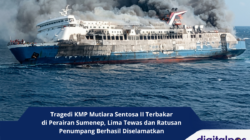 Tragedi KMP Mutiara Sentosa II Terbakar di Perairan Sumenep, Lima Tewas dan Ratusan Penumpang Berhasil Diselamatkan