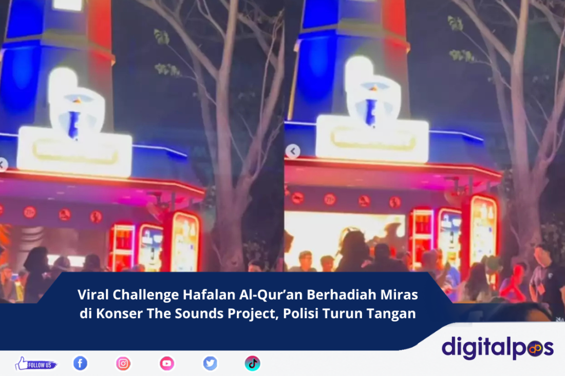 Viral Challenge Hafalan Al-Qur’an Berhadiah Miras di Konser The Sounds Project, Polisi Turun Tangan