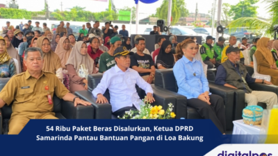 54 Ribu Paket Beras Disalurkan, Ketua DPRD Samarinda Pantau Bantuan Pangan di Loa Bakung