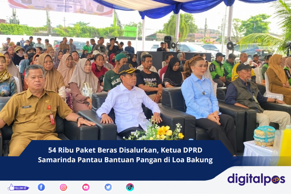54 Ribu Paket Beras Disalurkan, Ketua DPRD Samarinda Pantau Bantuan Pangan di Loa Bakung