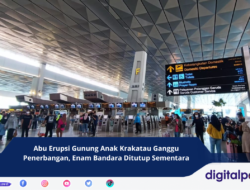 Abu Erupsi Gunung Anak Krakatau Ganggu Penerbangan, Enam Bandara Ditutup Sementara